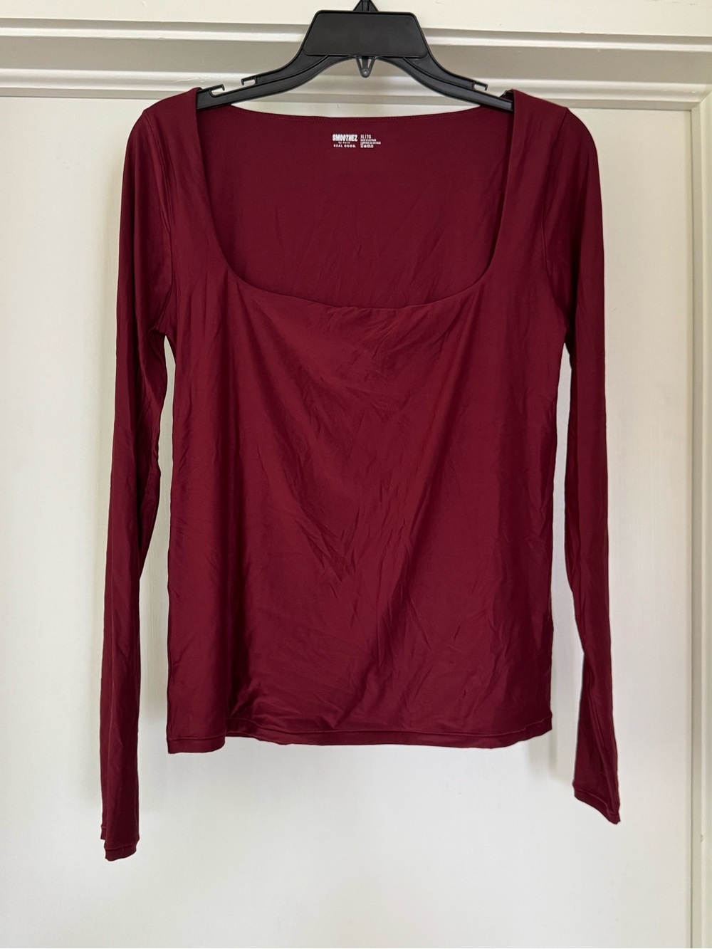 Smoothez by Aerie size XL crimson red long sleeve tee